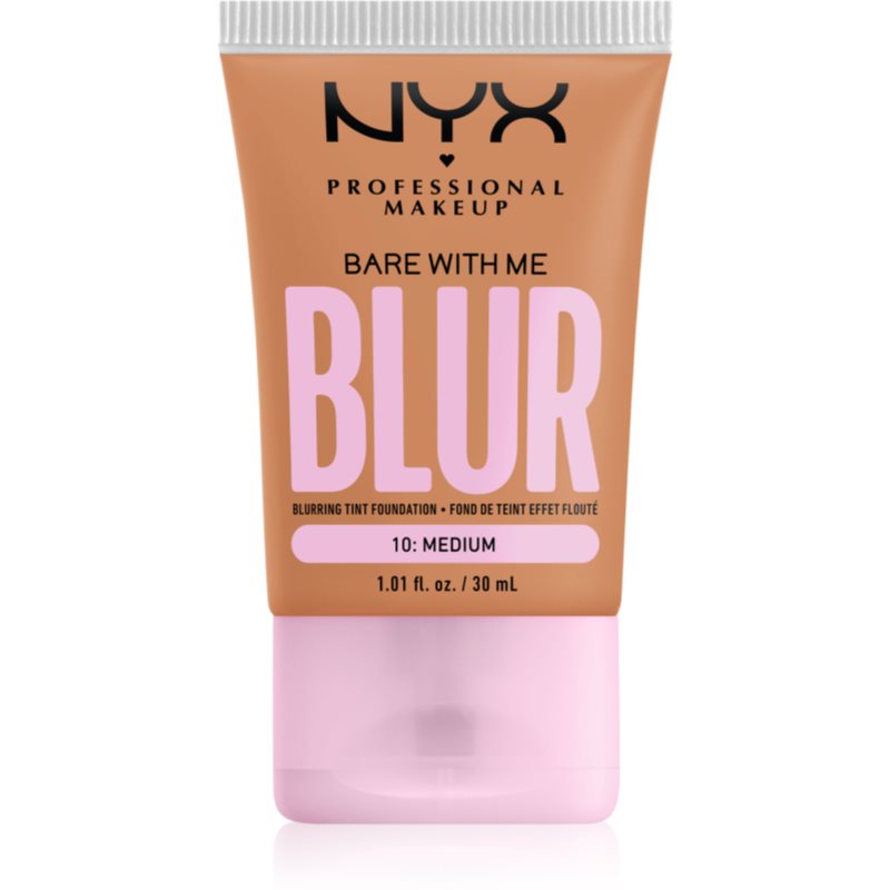 NYX Professional Makeup Bare With Me Blur Tint Hydratisierendes Make Up Farbton 10 Medium 30 ml