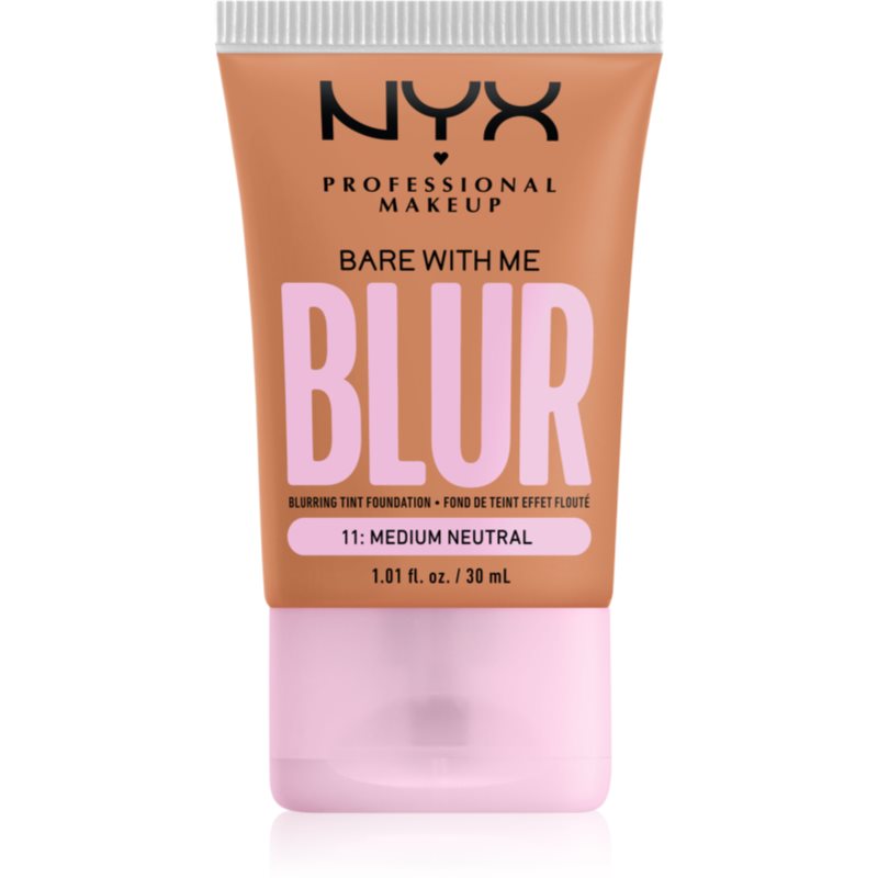 NYX Professional Makeup Bare With Me Blur Tint Hydrating Foundation Shade 11 Medium Neutral 30 Ml