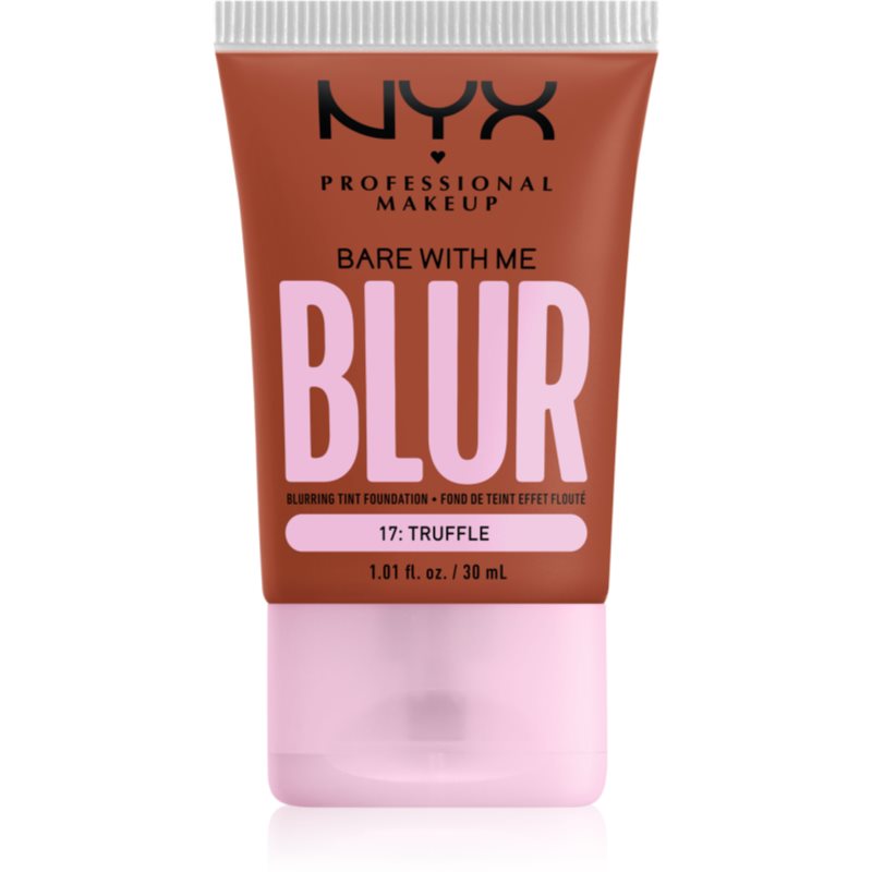 NYX Professional Makeup Bare With Me Blur Tint Foundation 30 ml make-up W 17 Truffle na všetky typy pleti; na normálnu pleť; na dehydratovanu pleť