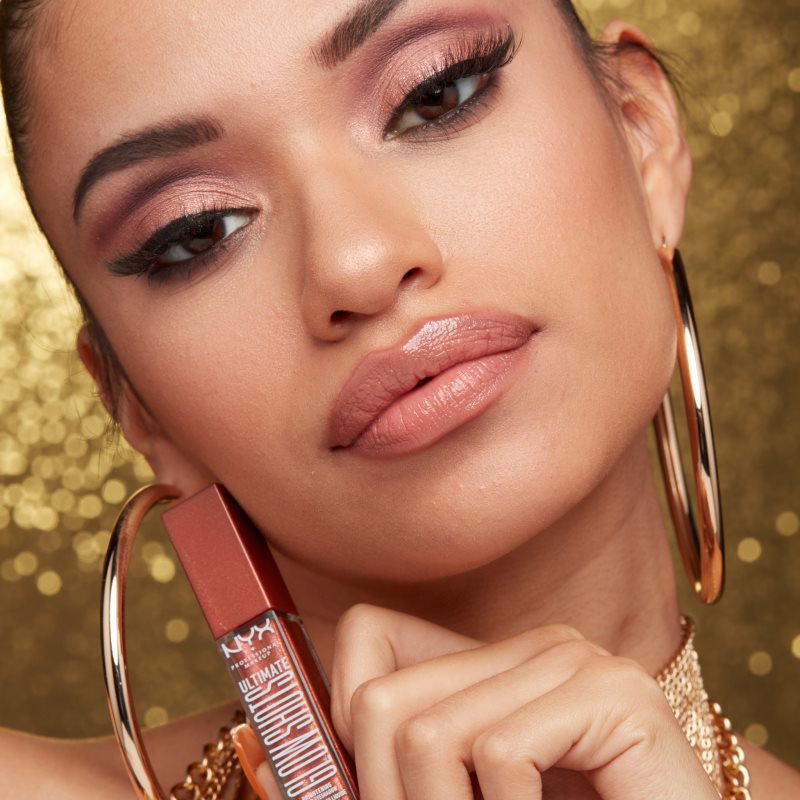 NYX Professional Makeup Ultimate Glow Shots Liquid Glitter Eyeshadow Shade 17 Po$H 7,5 Ml