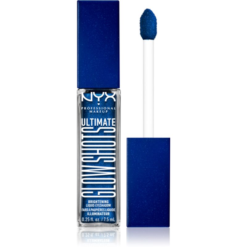 NYX Professional Makeup Ultimate Glow Shots шимерні рідкі тіні для повік відтінок 21 Blueberry Bank 7,5 мл