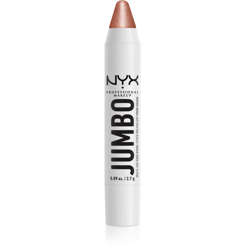 NYX Professional Makeup Jumbo Multi-Use Highlighter Stick кремовий хайлайтер у формі олівця відтінок 01 Coconut Cake 2,7 гр