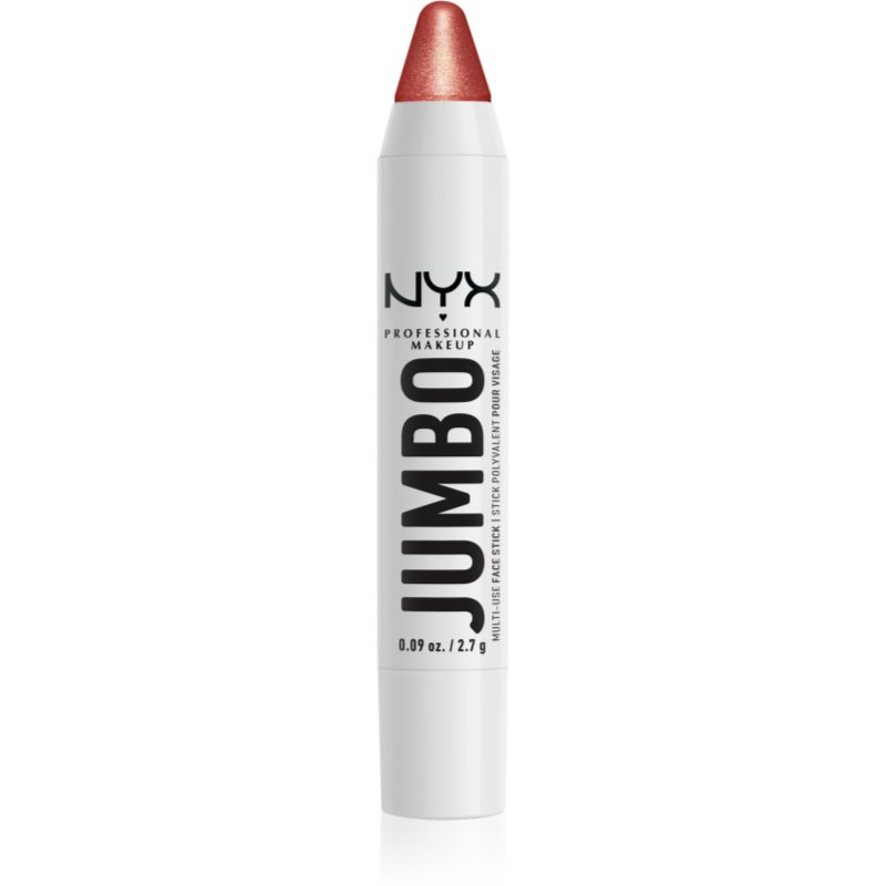 NYX Professional Makeup Jumbo Multi-Use Highlighter Stick krémový rozjasňovač v ceruzke odtieň 03 Lemon Merringue 2,7 g
