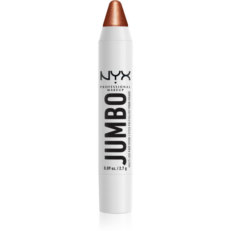 NYX Professional Makeup Jumbo Multi-Use Highlighter Stick кремовий хайлайтер у формі олівця відтінок 06 Flan 2,7 гр