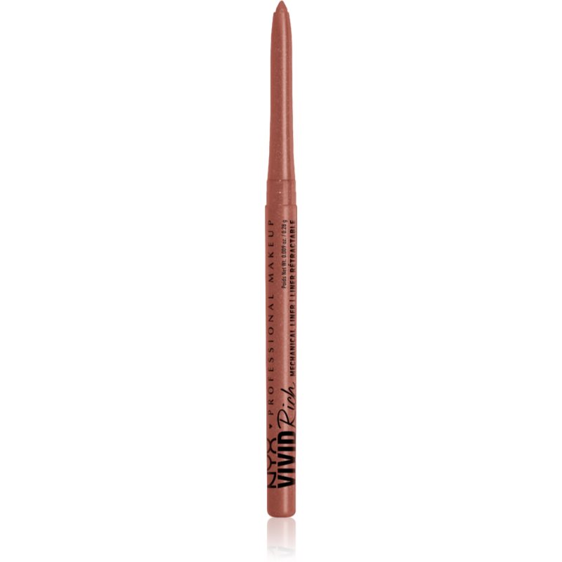 NYX Professional Makeup Vivid Rich автоматичний олівець для очей відтінок 10 Spicy Pearl 0,28 гр