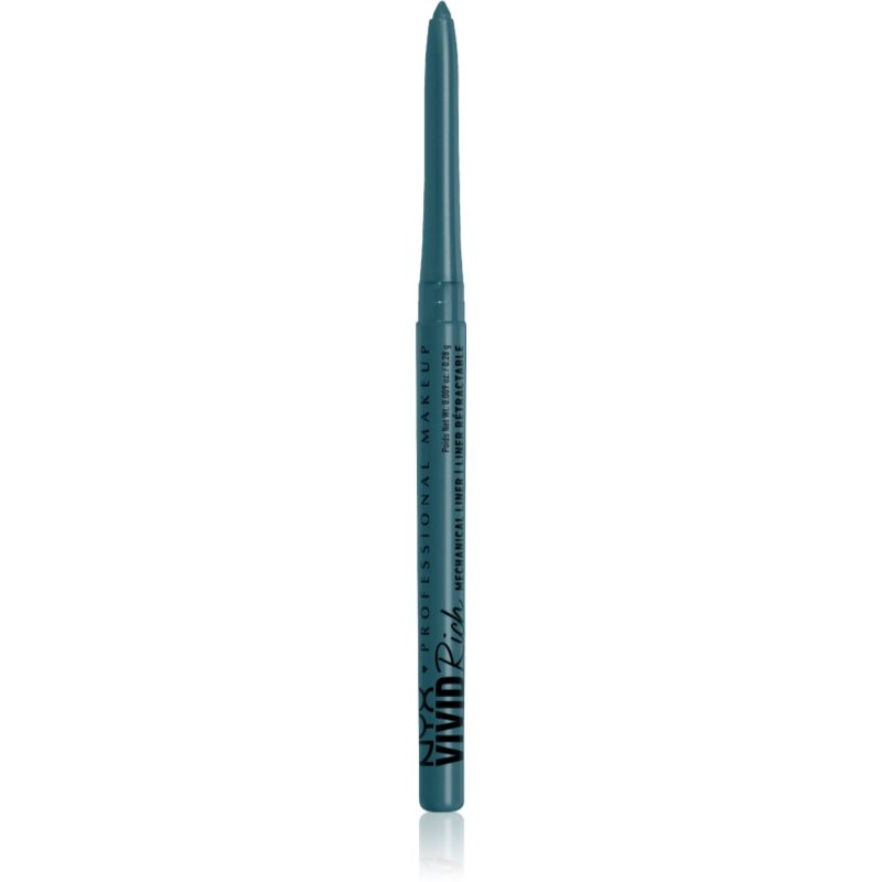 NYX Professional Makeup Vivid Rich samodejni svinčnik za oči odtenek 13 Aquamarine Dream 0,28 g