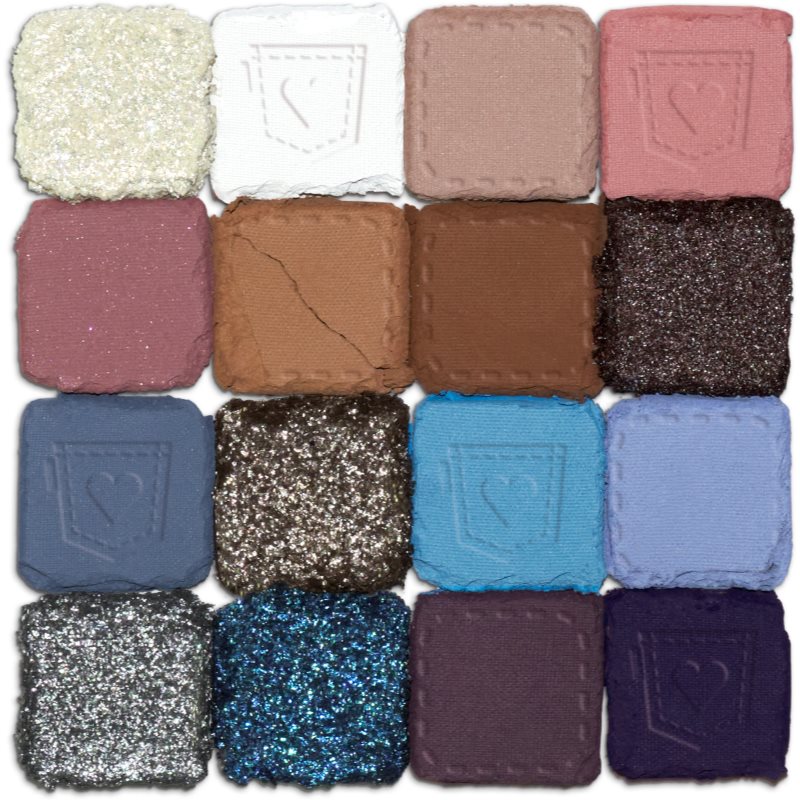 NYX Professional Makeup Ultimate Shadow Palette Eyeshadow Shade Vintage Jean Baby 16 Pc