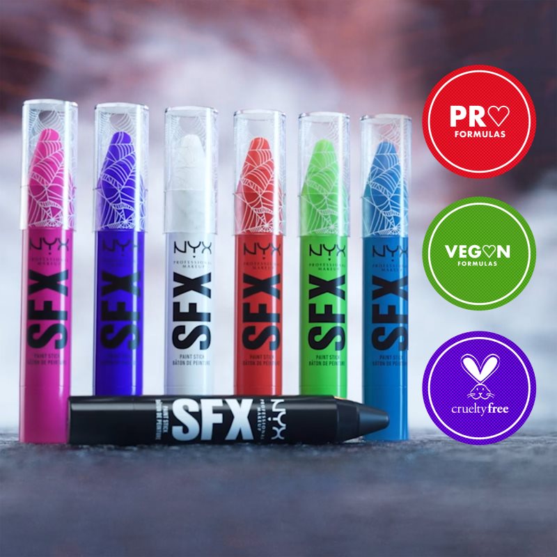 NYX Professional Makeup Halloween SFX Paints tinte corporal para rostro y cuerpo tono 01 NIght Terror 1 ud