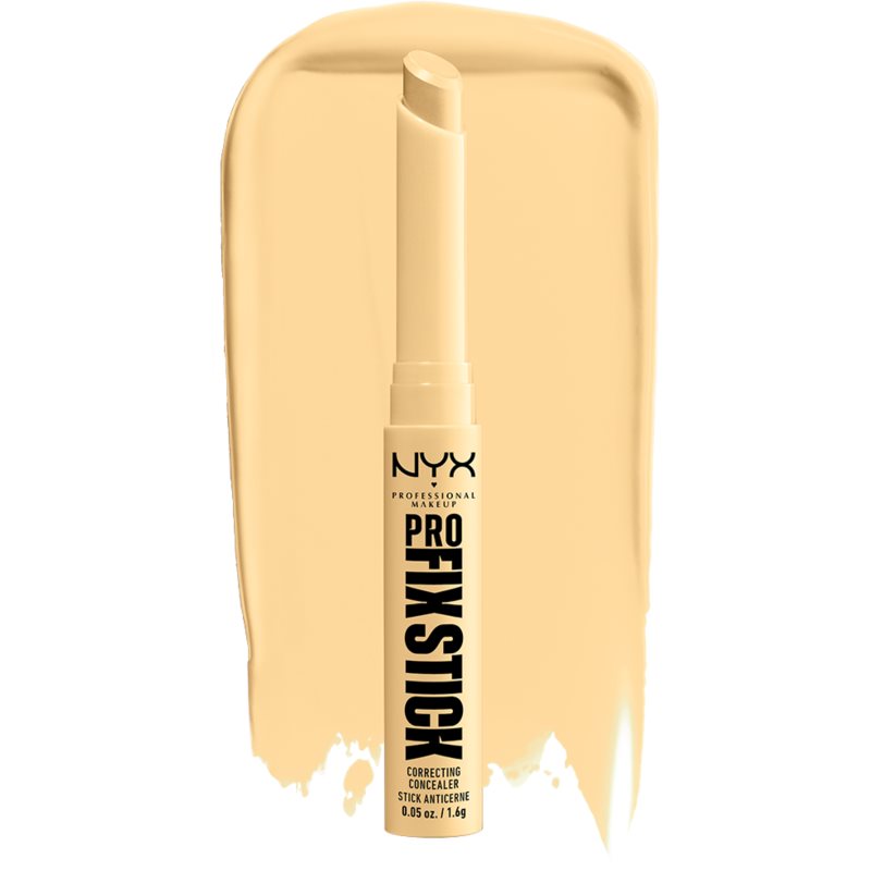 NYX Professional Makeup Pro Fix Stick Correcteur Unificateur De Teint Teinte 0.3 Yellow 1,6 G