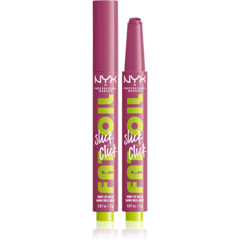 NYX Professional Makeup Fat Oil Slick Click tinted lip balm shade 07 DM Me 2 g

