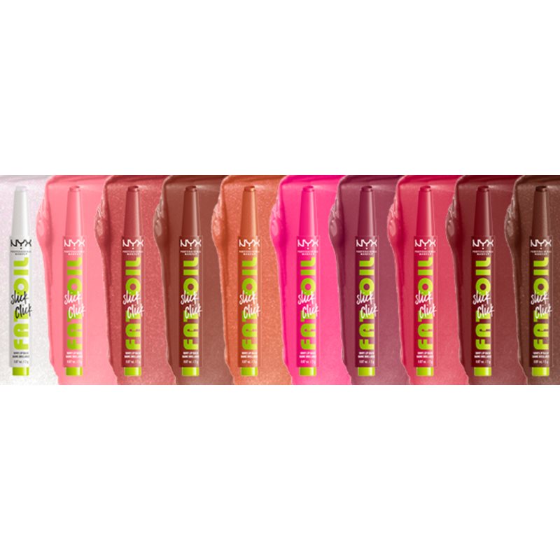 NYX Professional Makeup Fat Oil Slick Click tinted lip balm shade 07 DM Me 2 g