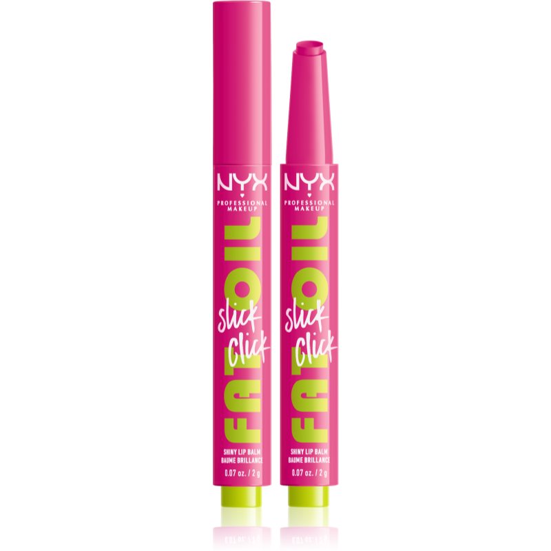 NYX Professional Makeup Fat Oil Slick Click tinted lip balm shade 08 Thriving 2 g
