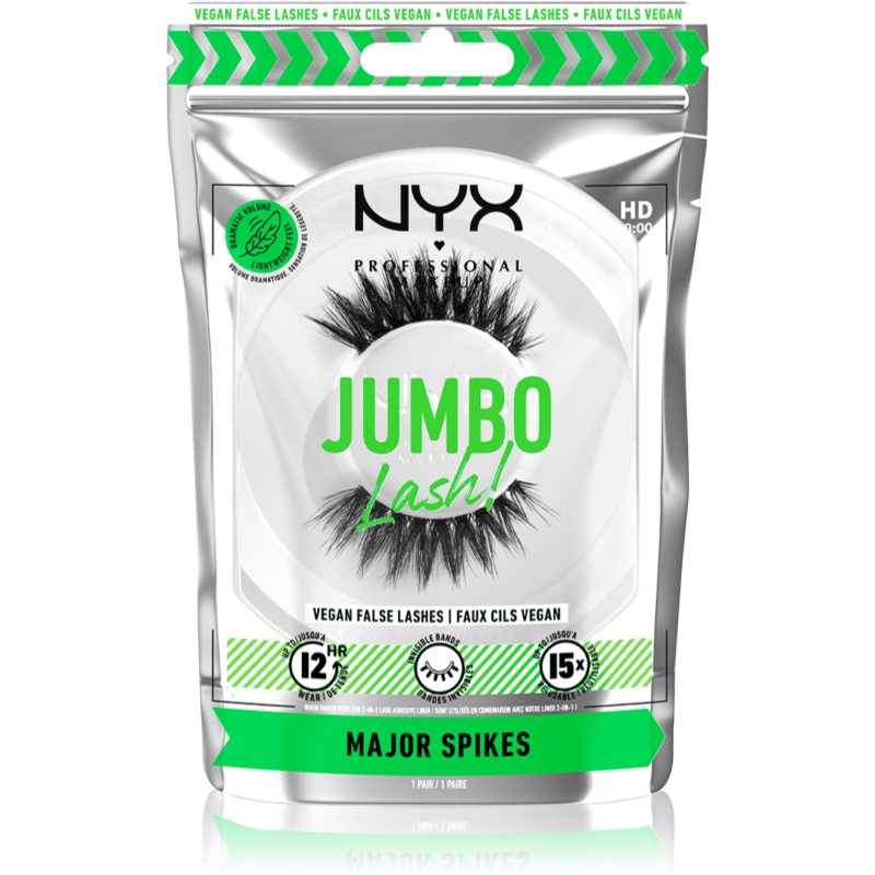 NYX Professional Makeup Jumbo Lash! umělé řasy typ 09 Major Spikes 1 pár