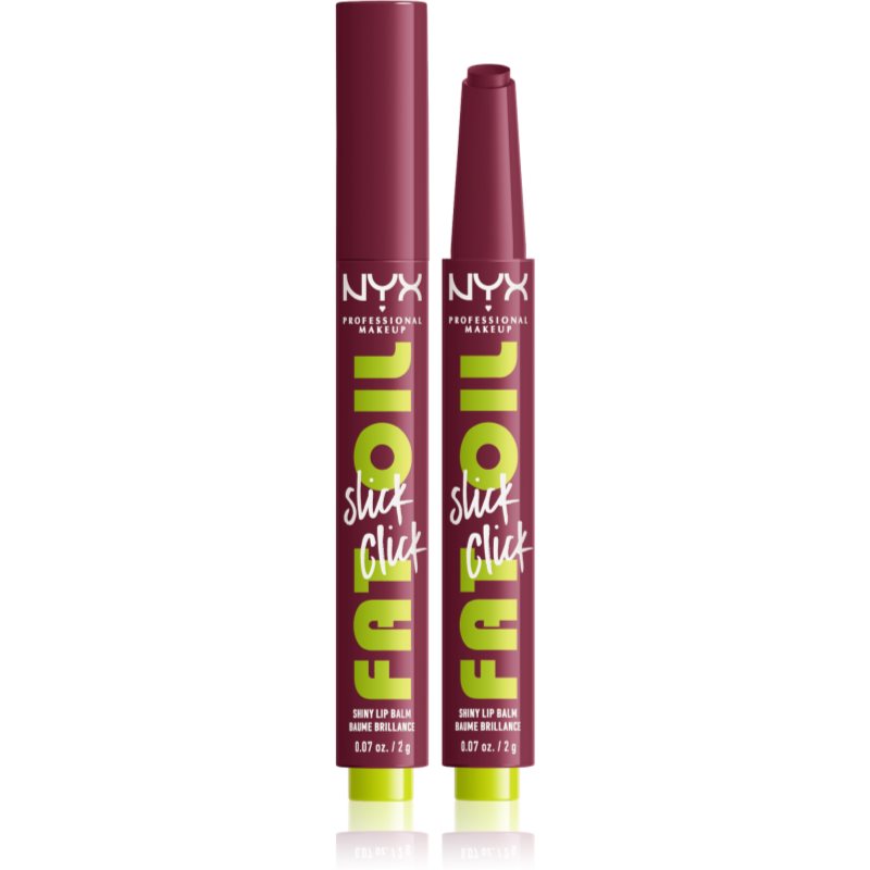 NYX Professional Makeup Fat Oil Slick Click tinted lip balm shade 09 That's Major 2 g
