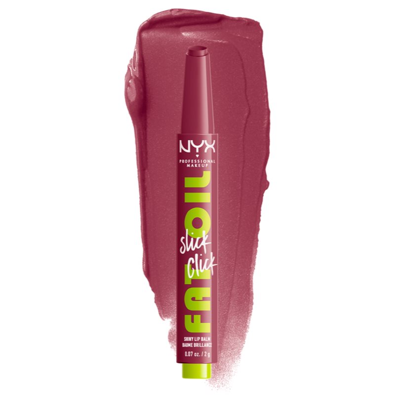 NYX Professional Makeup Fat Oil Slick Click tönender Lippenbalsam Farbton 09 That's Major 2 g