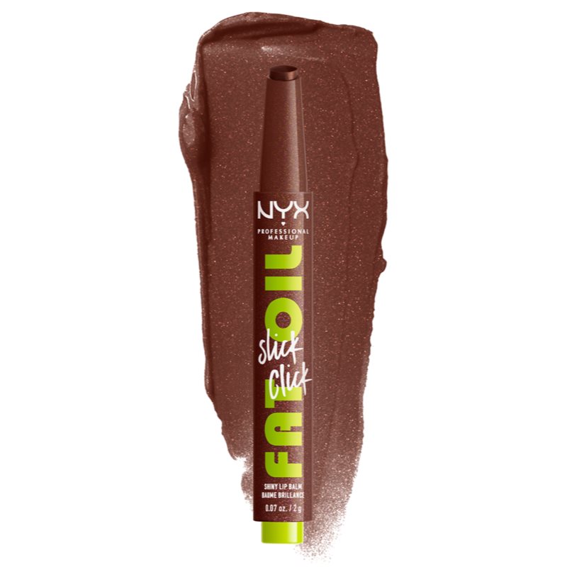 NYX Professional Makeup Fat Oil Slick Click tönender Lippenbalsam Farbton 12 Trending Topic 2 g