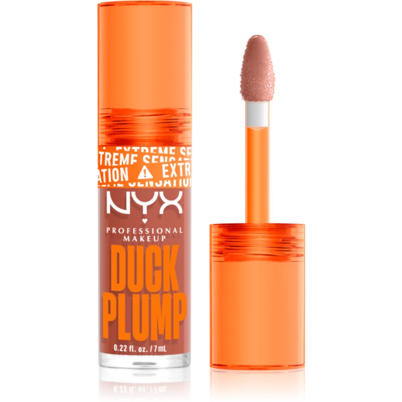 NYX Professional Makeup Duck Plump Lipgloss mit vergrößerndem Effekt Farbton 04 Apri Caught 7 ml