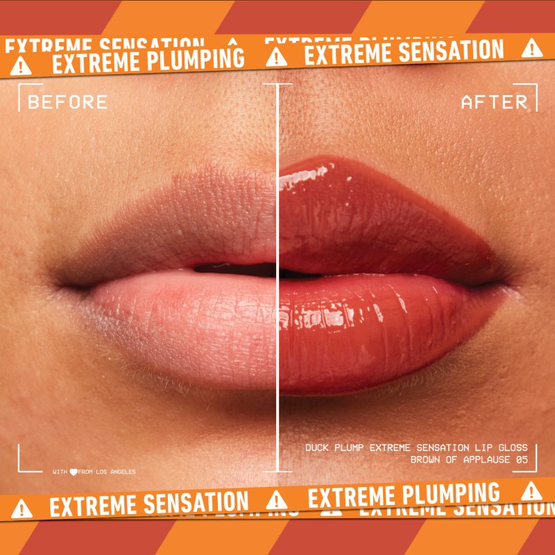 NYX Professional Makeup Duck Plump блиск для губ із збільшуючим ефектом відтінок 05 Brown Applause 6,8 мл