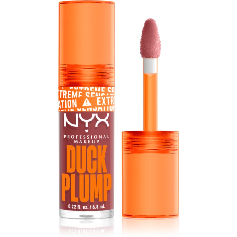 NYX Professional Makeup Duck Plump Lip Gloss With Magnifying Effect Shade 08 Mauve Out Of My Way 6,8 Ml