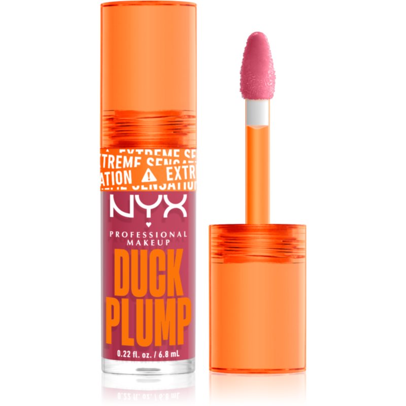 NYX Professional Makeup Duck Plump Lip Gloss With Magnifying Effect Shade 09 Strike A Rose 6,8 Ml