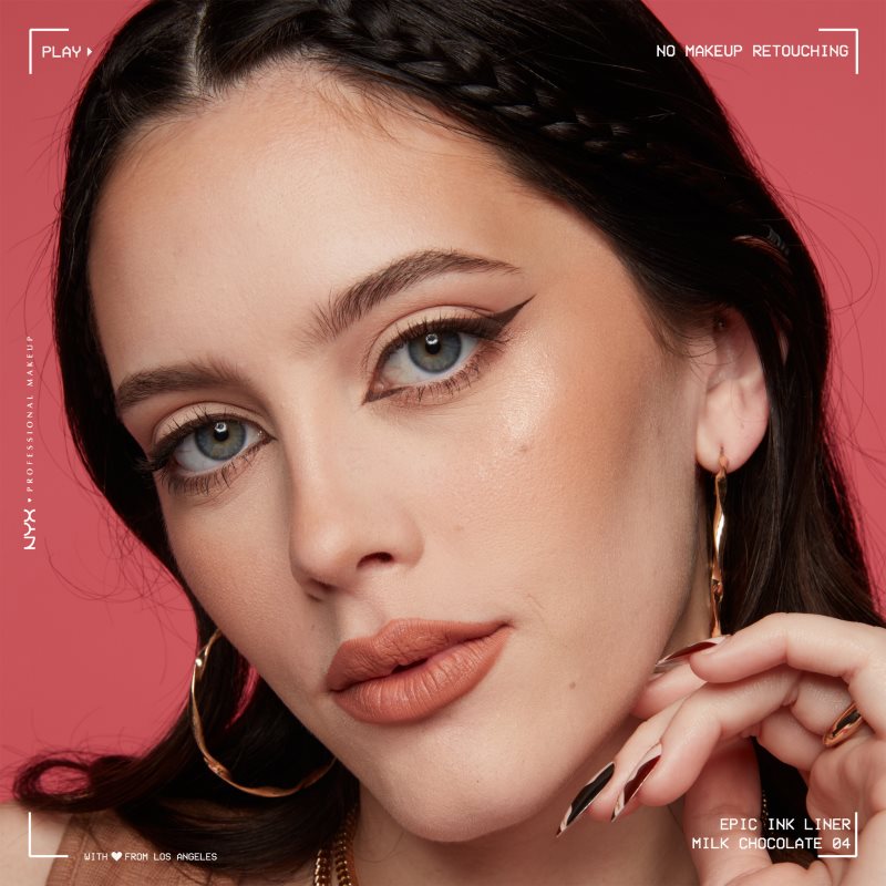 NYX Professional Makeup Epic Ink Eye-liner Waterproof Très Précis Teinte Milk Chocolate 1 Ml