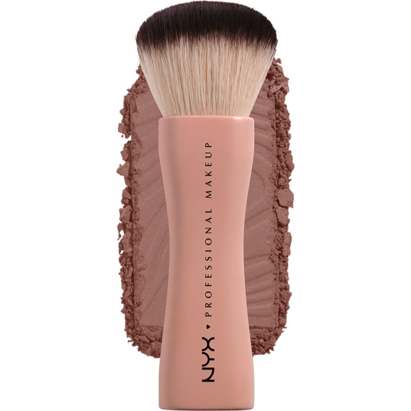 NYX Professional Makeup Buttermelt Bronzer Pinceau Poudre Bronzante 1 Pcs