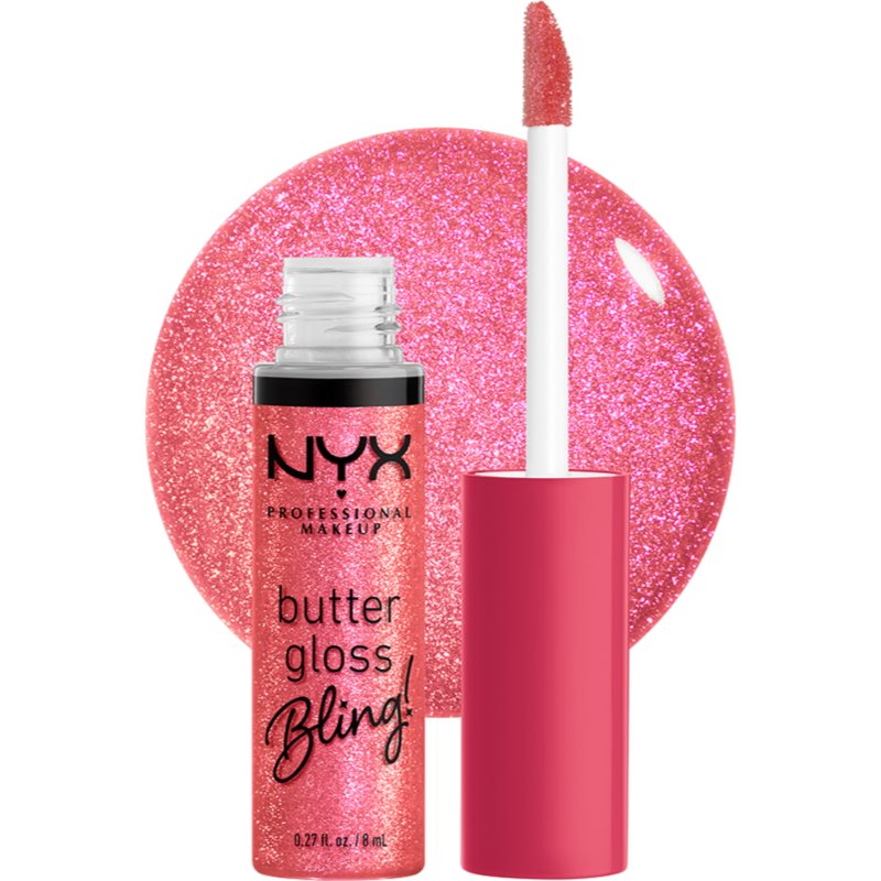NYX Professional Makeup Butter Gloss Bling lip gloss glittering shade 05 She Got Money 8 ml
