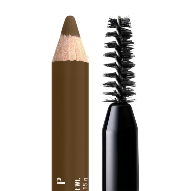 NYX Professional Makeup Powder Louder Eyebrow Pencil With Brush Shade Soft Brown 1 Pc