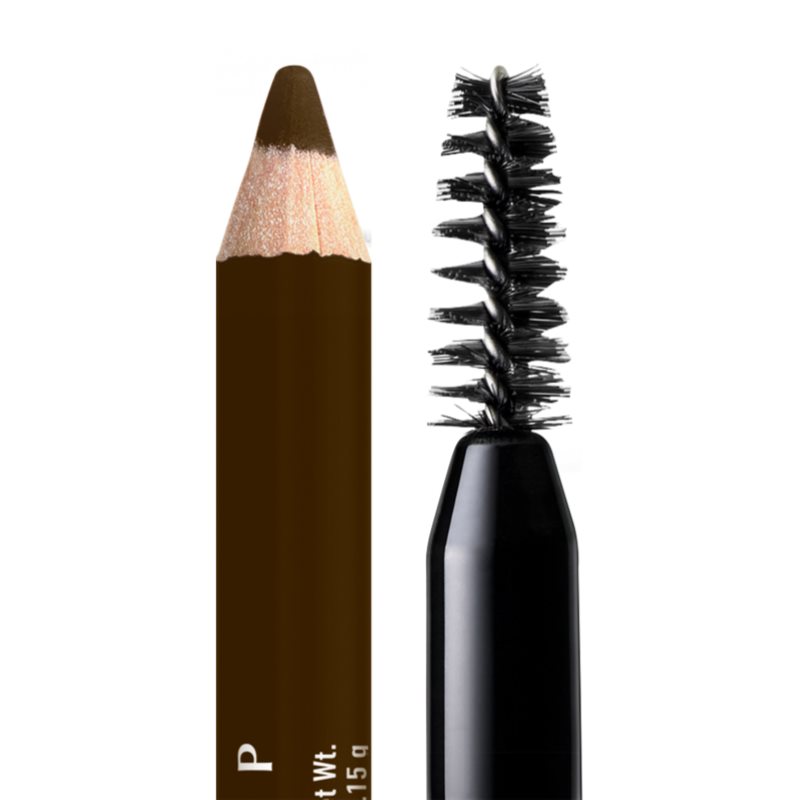 NYX Professional Makeup Powder Louder Eyebrow Pencil With Brush Shade Ash Brown 1 Pc