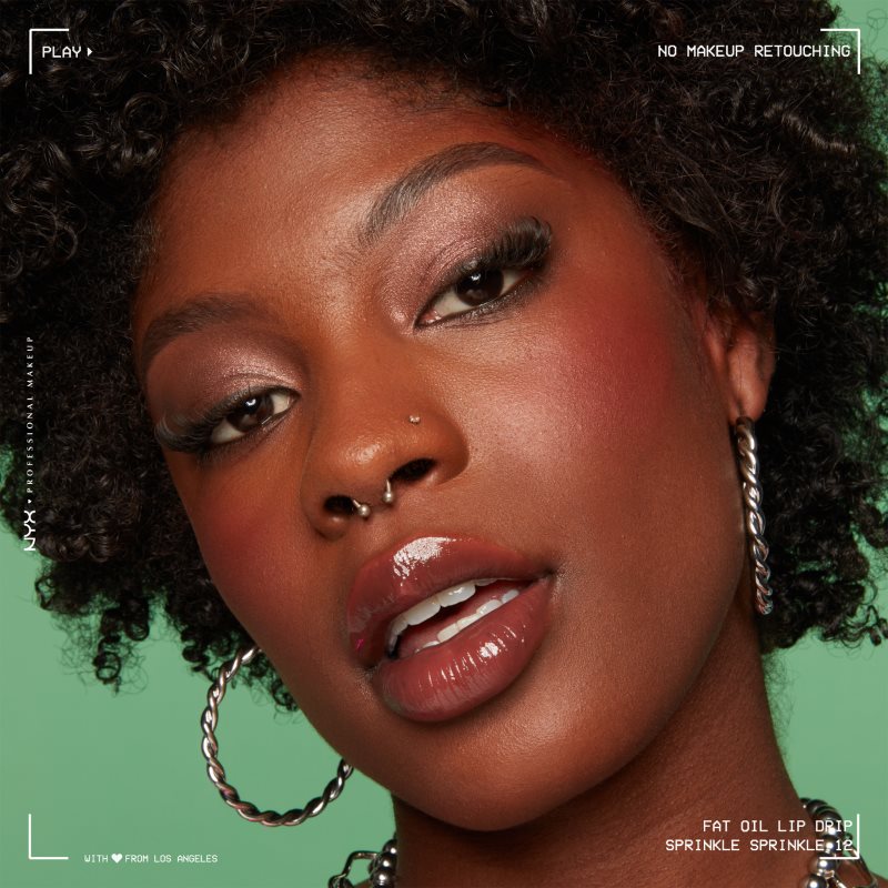 NYX Professional Makeup Fat Oil Lip Drip Huile à Lèvres Teinte Sprinkle Sprinkle 4.8 Ml