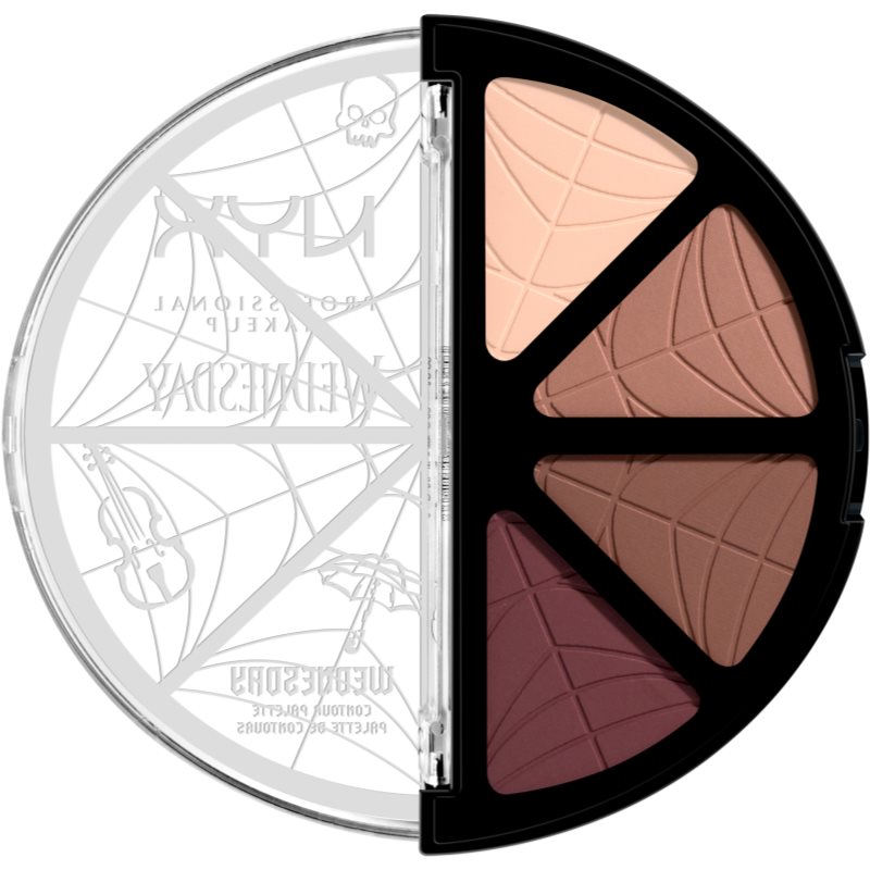 NYX Professional Makeup Wednesday Contour Palette konturovací paletka 4x2.88 g