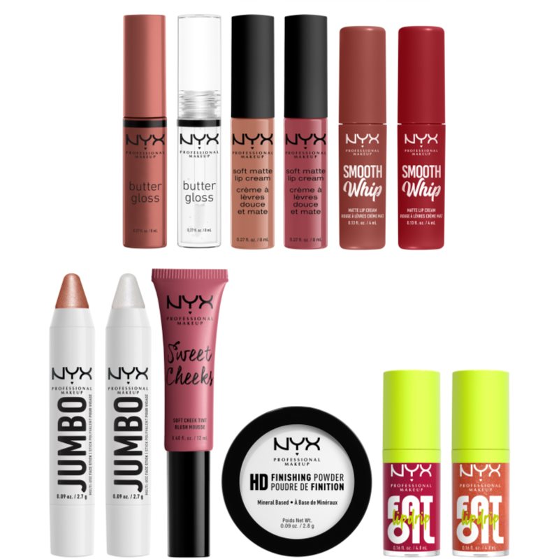 NYX Professional Makeup Home Alone 12 Day poklon set za savršeni izgled