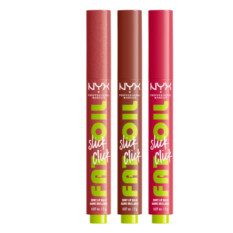 NYX Professional Makeup Holiday Fat Oil lote de regalo para labios