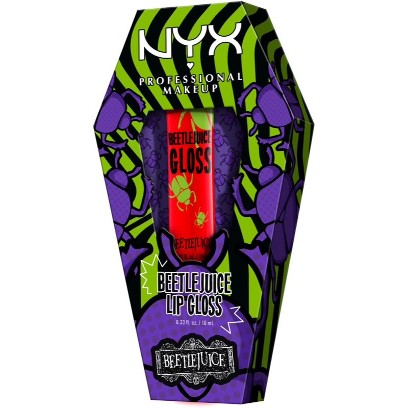 NYX Professional Makeup Beetlejuice Gloss brillo de labios hidratante 10 ml