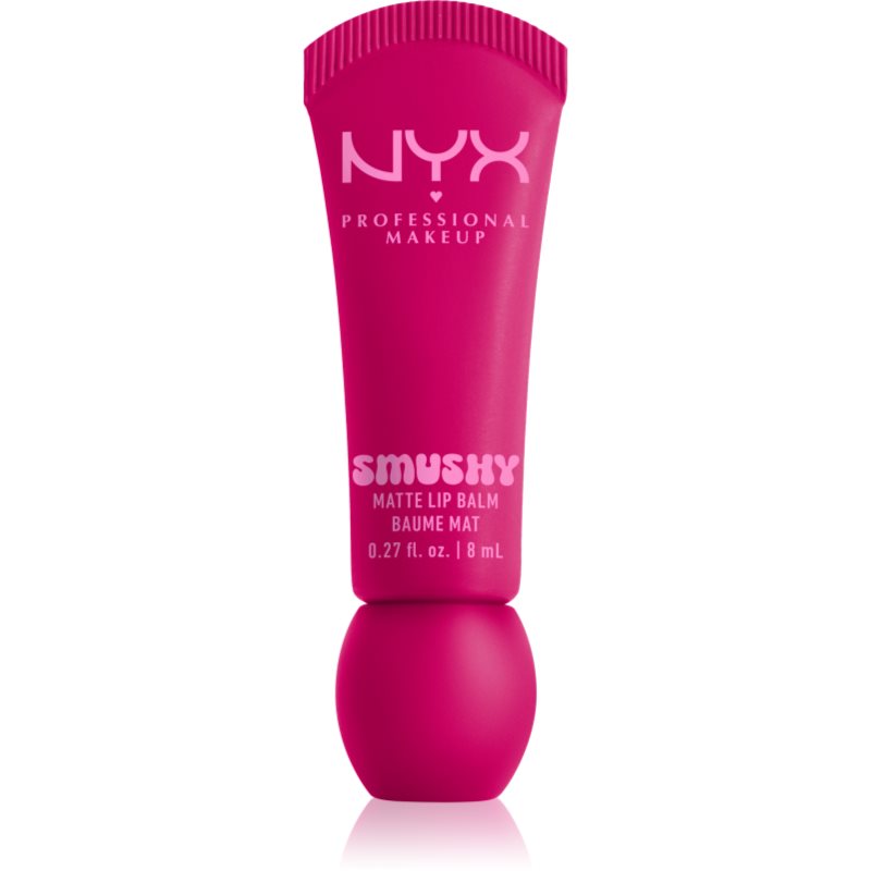NYX Professional Makeup Smushy Matte Lip Balm balzám na rty s matným efektem odstín She's Serving 8 ml