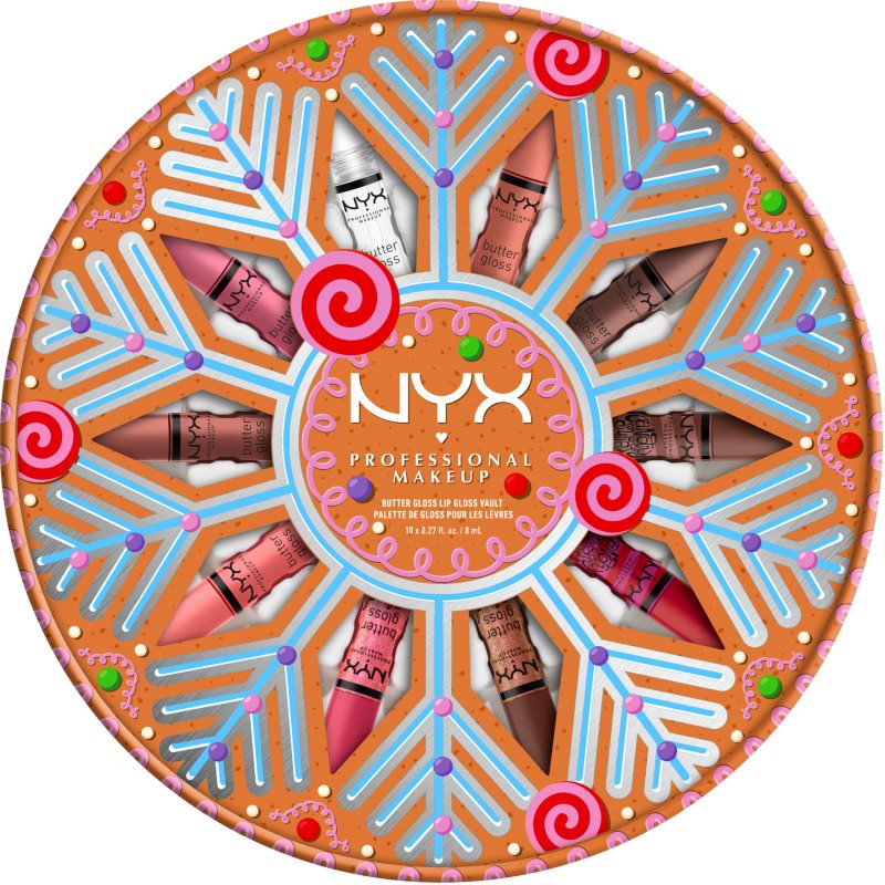 NYX Professional Makeup Gingerbaddie Land Butter Gloss zestaw upominkowy do ust
