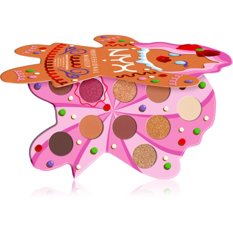 NYX Professional Makeup Gingerbaddie Land Lidschattenpalette 1 St.