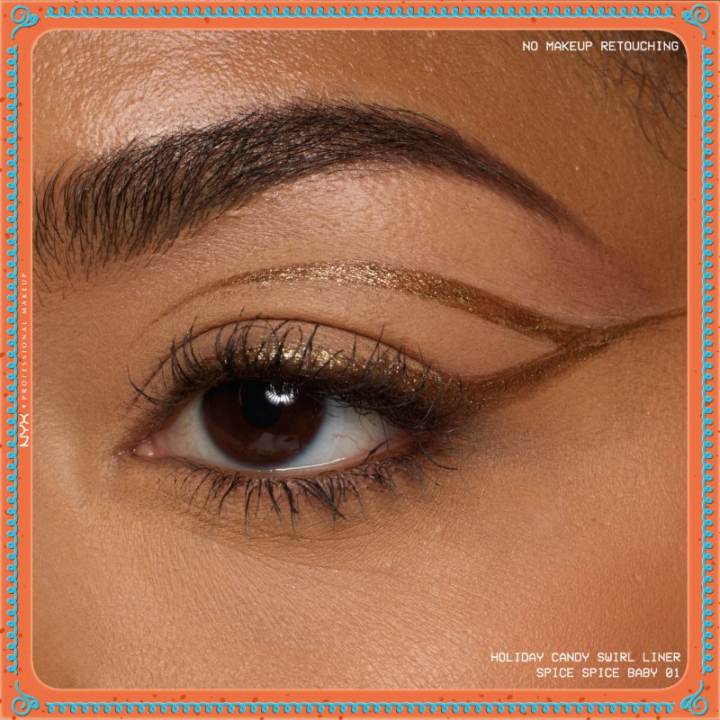 NYX Professional Makeup Gingerbaddie Land Candy Swirl tužka na oči odstín 01 Spice Spice Baby 1 ks (obrázek 3)