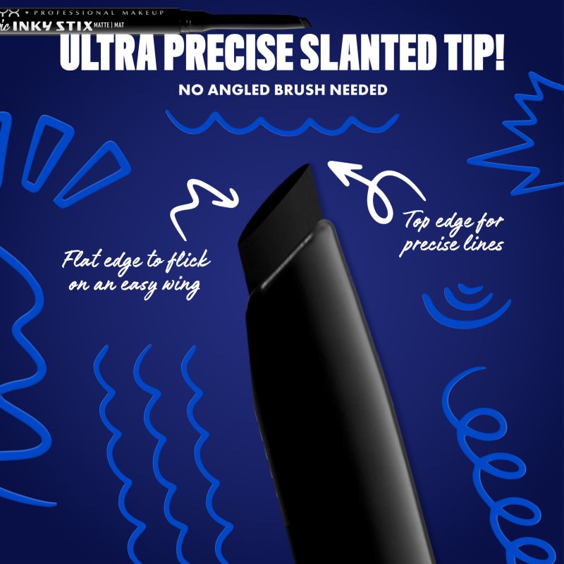 NYX Professional Makeup Epic Inky Stix gelové oční linky odstín 01 Black Screen 1 g (obrázek 7)