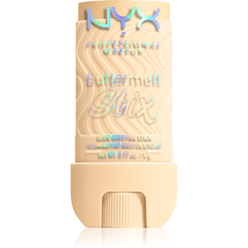 NYX Professional Makeup Buttermelt Glow Stix rozjasňujúca tyčinka odtieň 05 Sending Melts 5 g