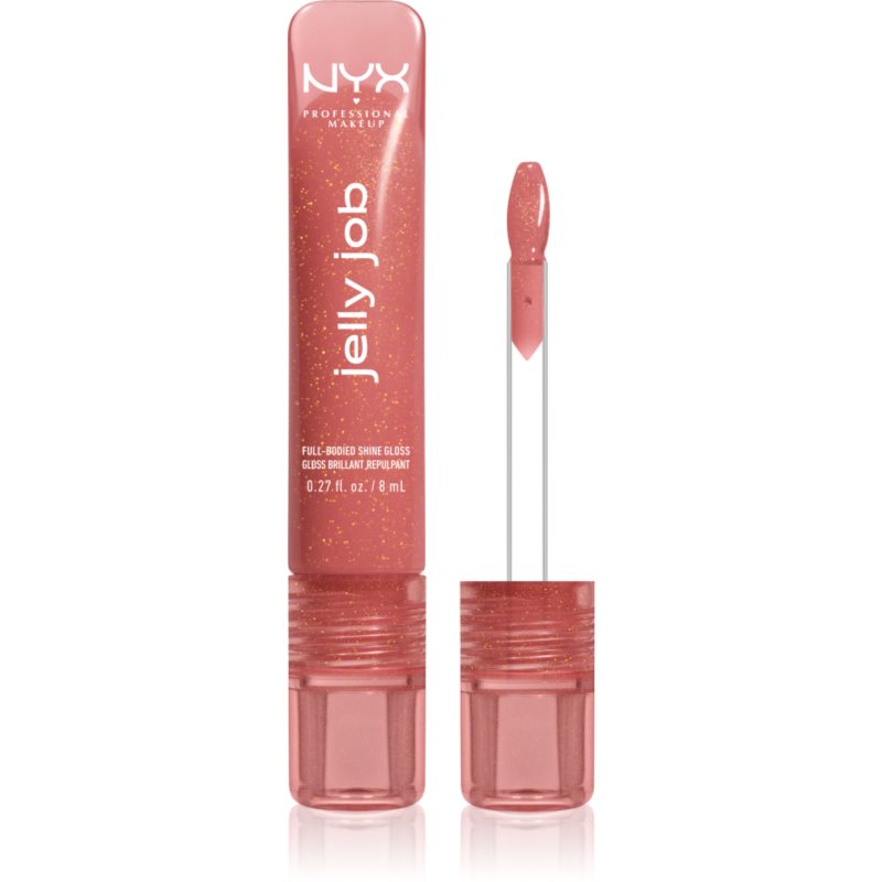 NYX Professional Makeup Jelly Job zářivý lesk na rty se zvětšujícím efektem odstín Honey It´s Jelly 7.5 ml