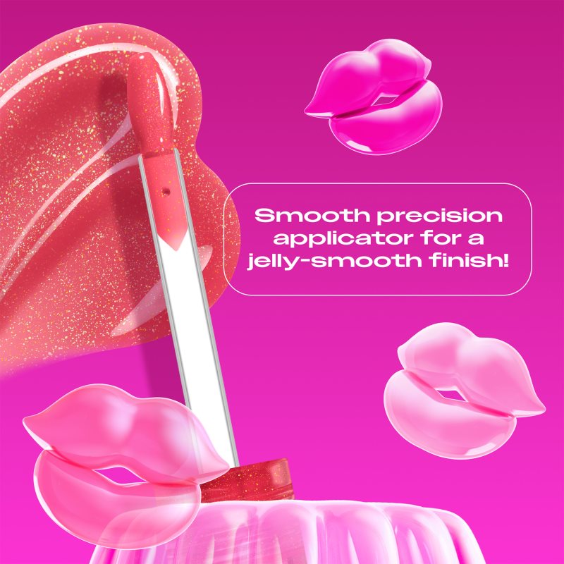NYX Professional Makeup Jelly Job žiarivý lesk na pery so zväčšujúcim efektom odtieň Jelly Kiss´d 7.5 ml
