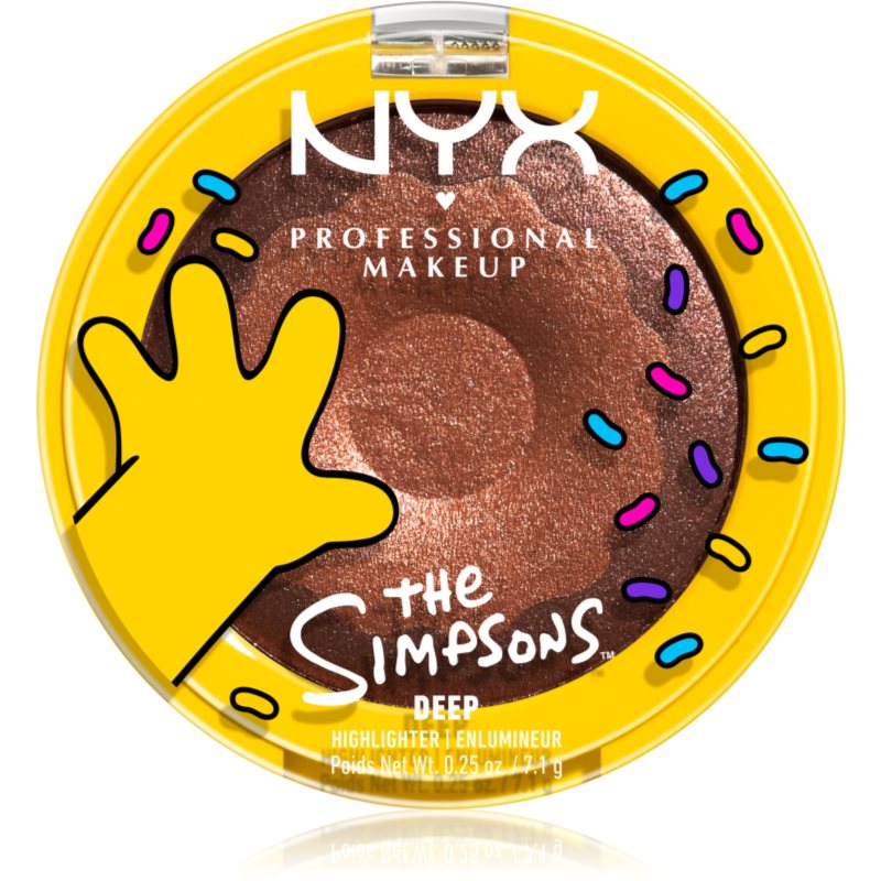 NYX Professional Makeup The Simpsons Highlighter rozjasňovač odtieň Glazed Over 7.1 g