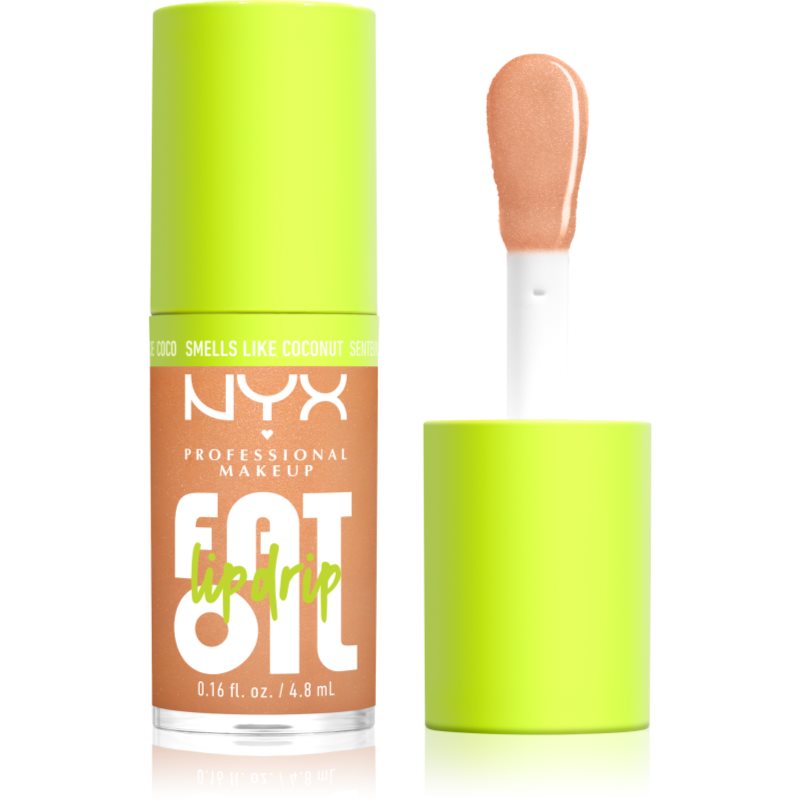 NYX Professional Makeup Fat Oil Lip Drip olej na pery odtieň Coconut Cutie 4.8 ml