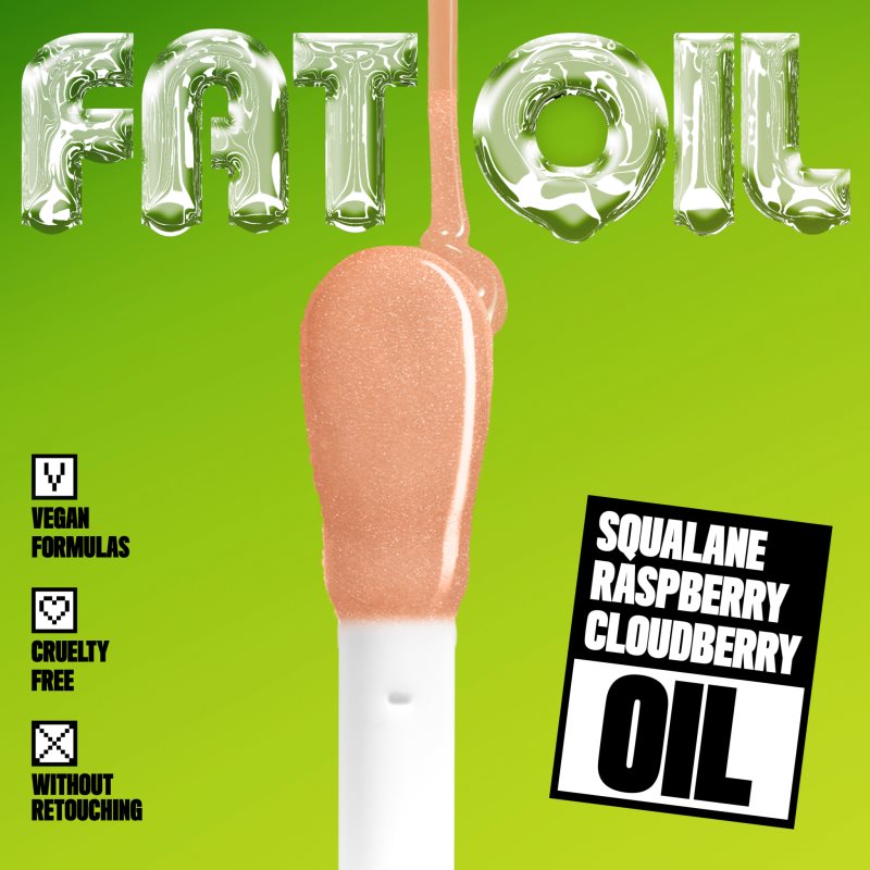 NYX Professional Makeup Fat Oil Lip Drip olej na pery odtieň Coconut Cutie 4.8 ml (obrázok 6)