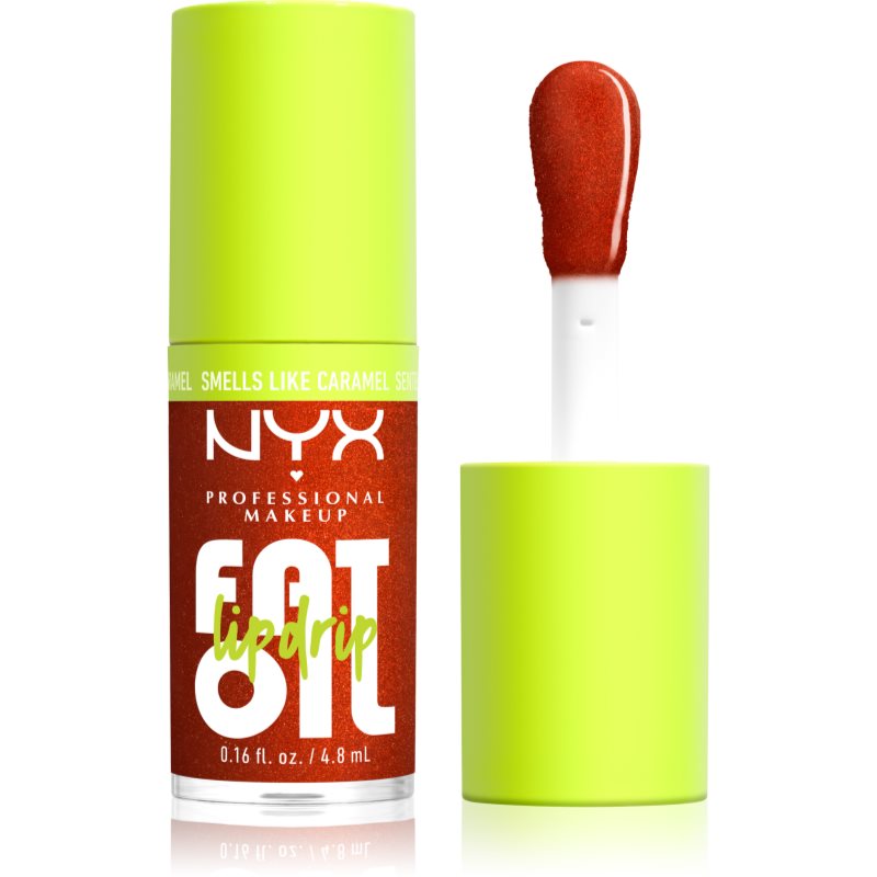 NYX Professional Makeup Fat Oil Lip Drip olej na pery odtieň Caramelt Mami 4.8 ml