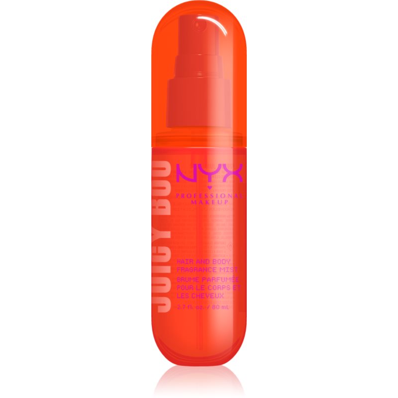 NYX Professional Makeup Fat Oil Body parfumovaná hmla na vlasy a telo s vôňou Juicy Boo 160 ml