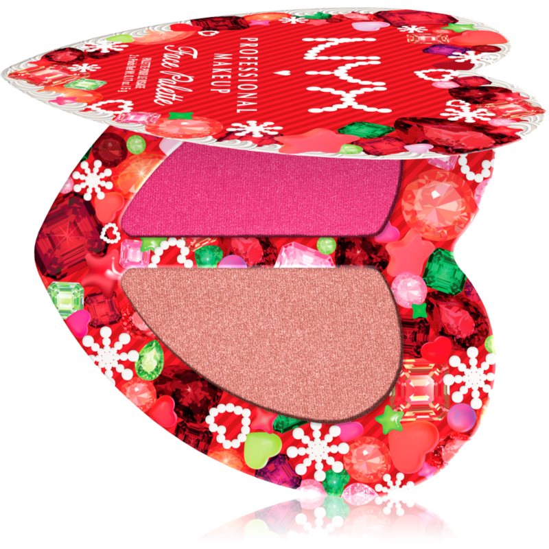 NYX Professional Makeup Face Palette Xmas Multifunktsionaalne näopalett varjund 02 10 g