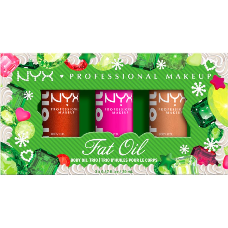 NYX Professional Makeup Xmas Body Oil Mini Kit gift set for the body