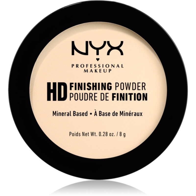 NYX Professional Makeup High Definition Finishing Powder púder árnyalat 02 Banana 8 g